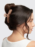 Eco-Friendly Chain Claw Clip 3pc Set in Neutral