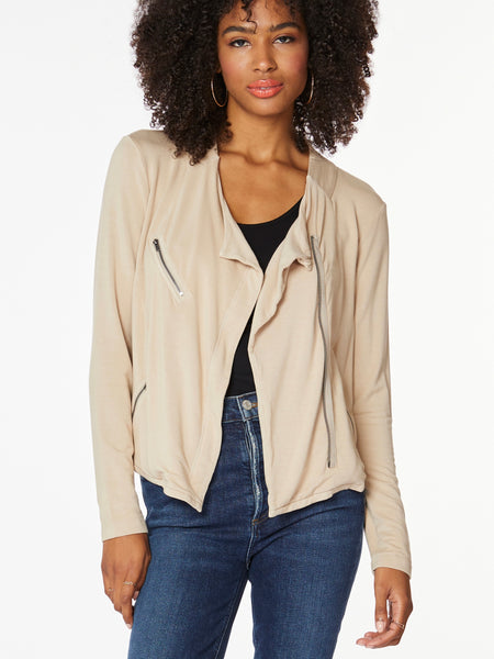 Collared Jacket in Sandy