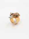Leopard Sitting Maxi Ring