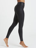 Faux Leather Legging in Black