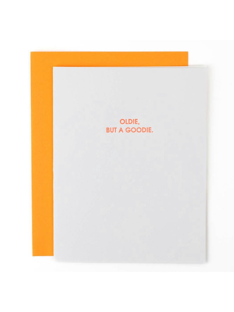 Oldie But A Goodie Letterpress Card