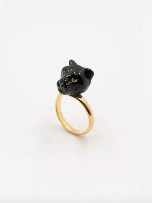 Black Panther Head Ring
