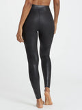 Faux Leather Legging in Black