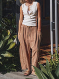 You're My Kind Of Stripe Pants in Taupe