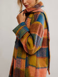 Dalton Woolen Jacket in Coral
