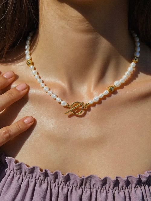 Penelope Baroque Pearl Choker