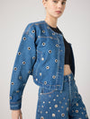 Silver Dreams Jacket in Blue Denim