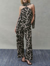Hayden Pants in Black Beige