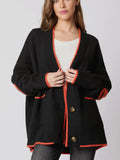 Pumpkin Patch Cardi in Black