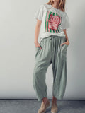 You're My Kind Of Stripe Pants in Sage