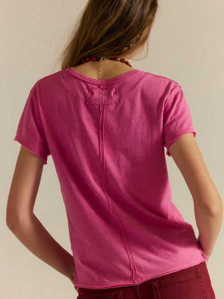 Nova Tee in Hibiscus Pink