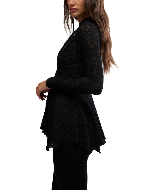 Janey Lace Top in Black