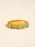 Esma Floral Enamel Band Ring