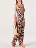 Eva Pants in Brown Tropical