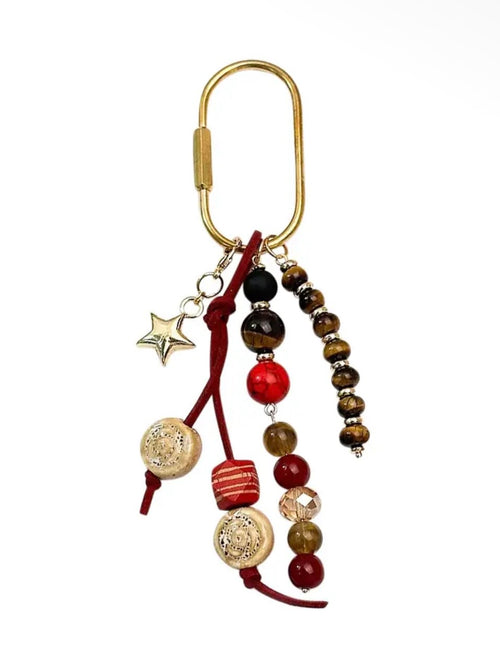 Melinda Bag Charm in Red