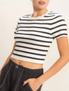 Show Your Stripes Tee in Black