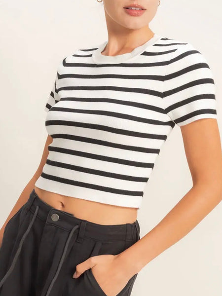 Show Your Stripes Tee in Black