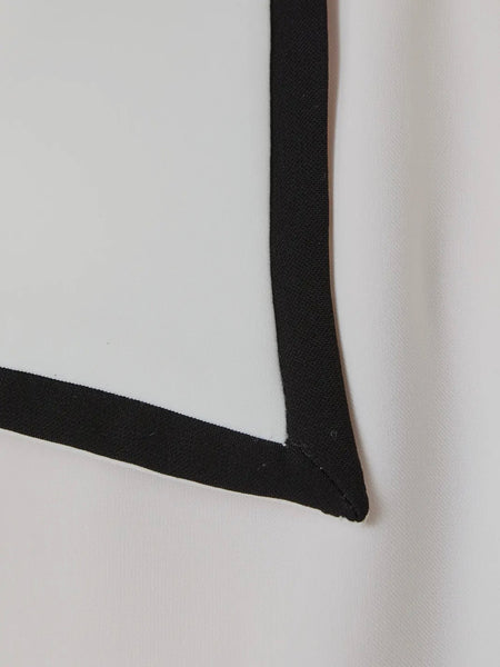 Buttoned & Bossy Blouse in White