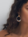 Siya Two Tone Earrings