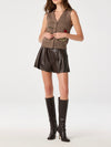 Eira Sweater Vest in Mocha