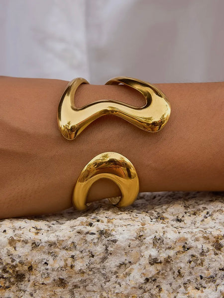 Hailen Abstract Cuff Bracelet