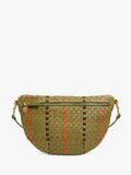 Grande Fanny in Olive Multi Woven Checker Stripe
