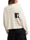 WTF 87 Pullover in White Combo