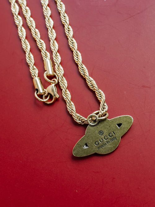 Repurposed Saturn Necklace