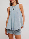 Cassius Denim Set in Bleachout