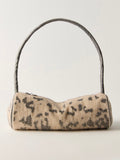 Bailey Beaded Barrel Bag in Ivory