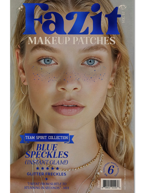 Blue Stardust Speckles Makeup Patch 6 Pack