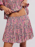 Perishing Printed Set in Pink Combo