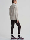 Rhea Half Zip Sweat 2.0 in Chateau Grey & Whitecap Grey