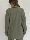 Levi Top in Olive Stripe