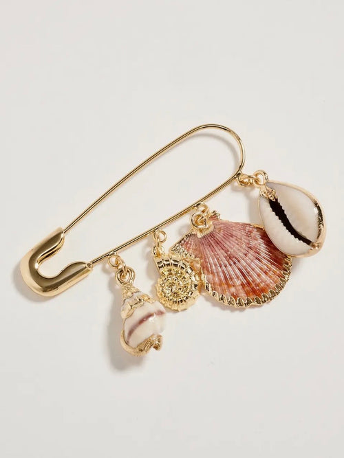 Coastal Safety Pin Brooch