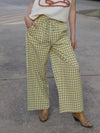 Gingham Goals Pant in Green