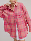 Plaid, Please! Button Up in Pink