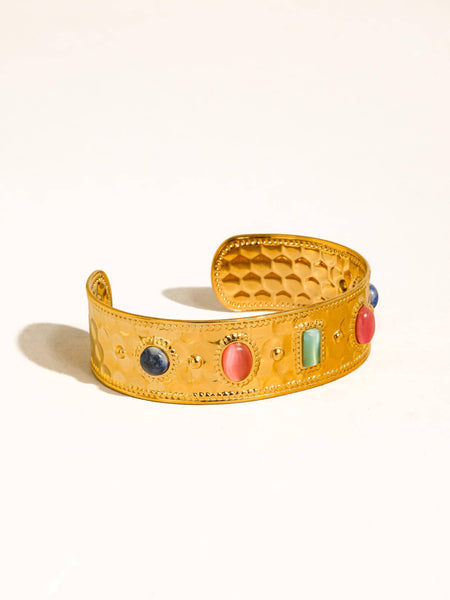 Delaney Colorful Stone Cuff