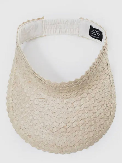 Playa Straw Visor in Natural