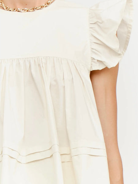 Leah Top in Cream