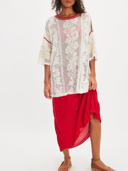 Best Match Tee in Clean Ivory Combo