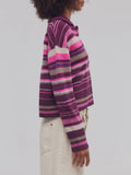 Trading Up Stripe Polo in Berry Combo