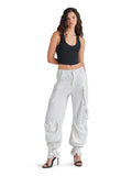 Duo Sequin Pant in White