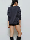 Tini Bit Of Sparkle Sweater in Charcoal