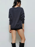 Tini Bit Of Sparkle Sweater in Charcoal