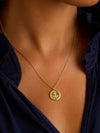 Anchor Coin Necklace