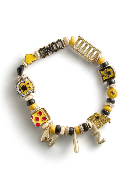 University of Missouri Motif Slogan Bracelet