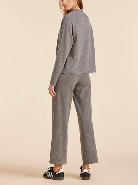 Wide Leg Pant in Charcoal