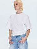 Veronica Tee in Le Blanc