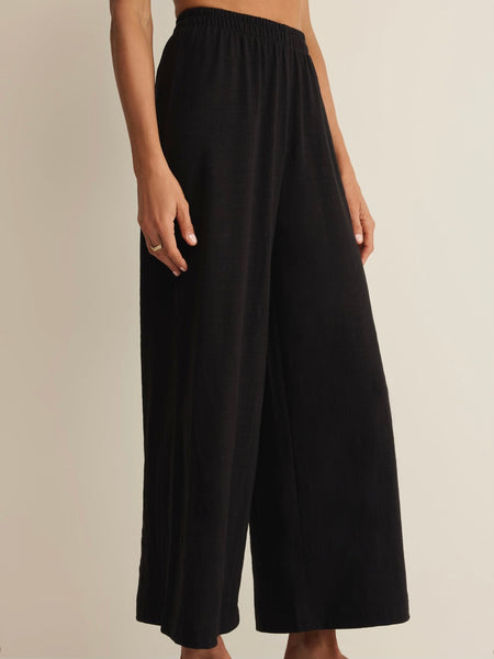 Scout Jersey Crop Flare in True Black
